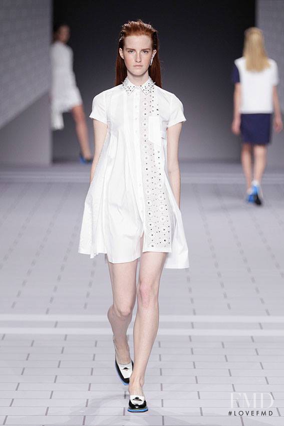 Magdalena Jasek featured in  the Viktor & Rolf fashion show for Spring/Summer 2014