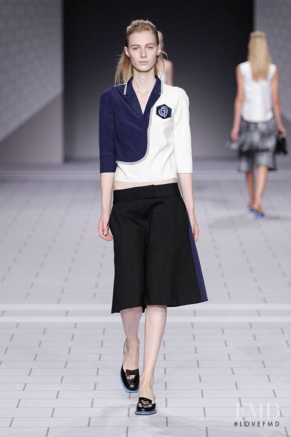 Julia Nobis featured in  the Viktor & Rolf fashion show for Spring/Summer 2014