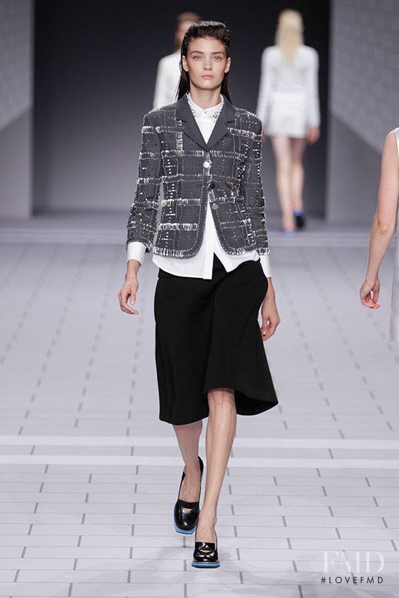 Diana Moldovan featured in  the Viktor & Rolf fashion show for Spring/Summer 2014