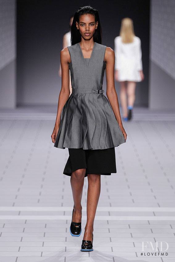 Grace Mahary featured in  the Viktor & Rolf fashion show for Spring/Summer 2014