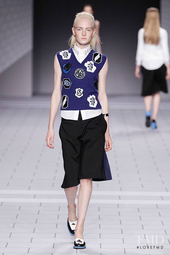 Maja Salamon featured in  the Viktor & Rolf fashion show for Spring/Summer 2014