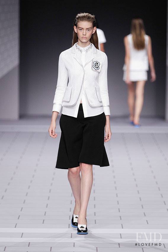 Ondria Hardin featured in  the Viktor & Rolf fashion show for Spring/Summer 2014