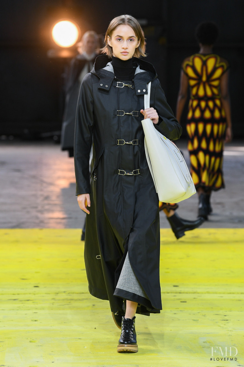 Quinn Elin Mora featured in  the Gabriela Hearst fashion show for Autumn/Winter 2022