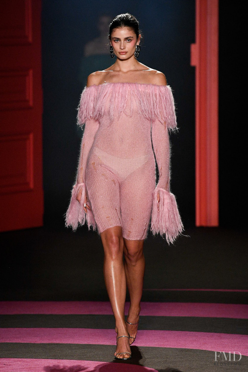 Taylor Hill featured in  the GCDS fashion show for Autumn/Winter 2022
