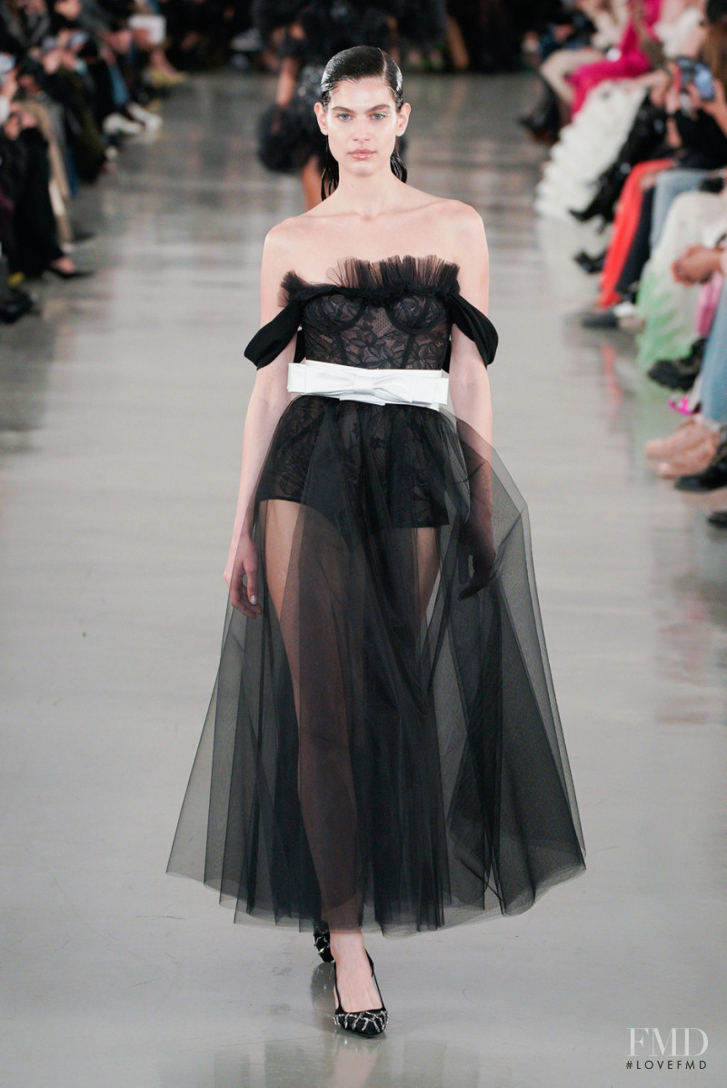 Anthi Fakidari featured in  the Giambattista Valli fashion show for Autumn/Winter 2022