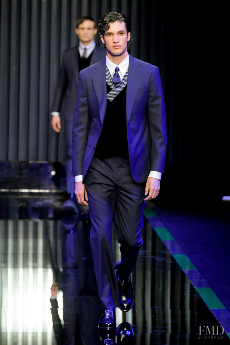Francisco Henriques featured in  the Giorgio Armani fashion show for Autumn/Winter 2022