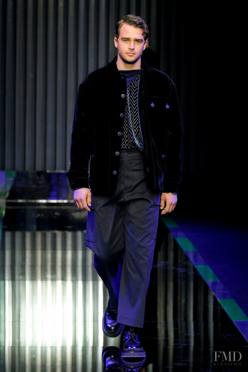 Pepe Barroso featured in  the Giorgio Armani fashion show for Autumn/Winter 2022