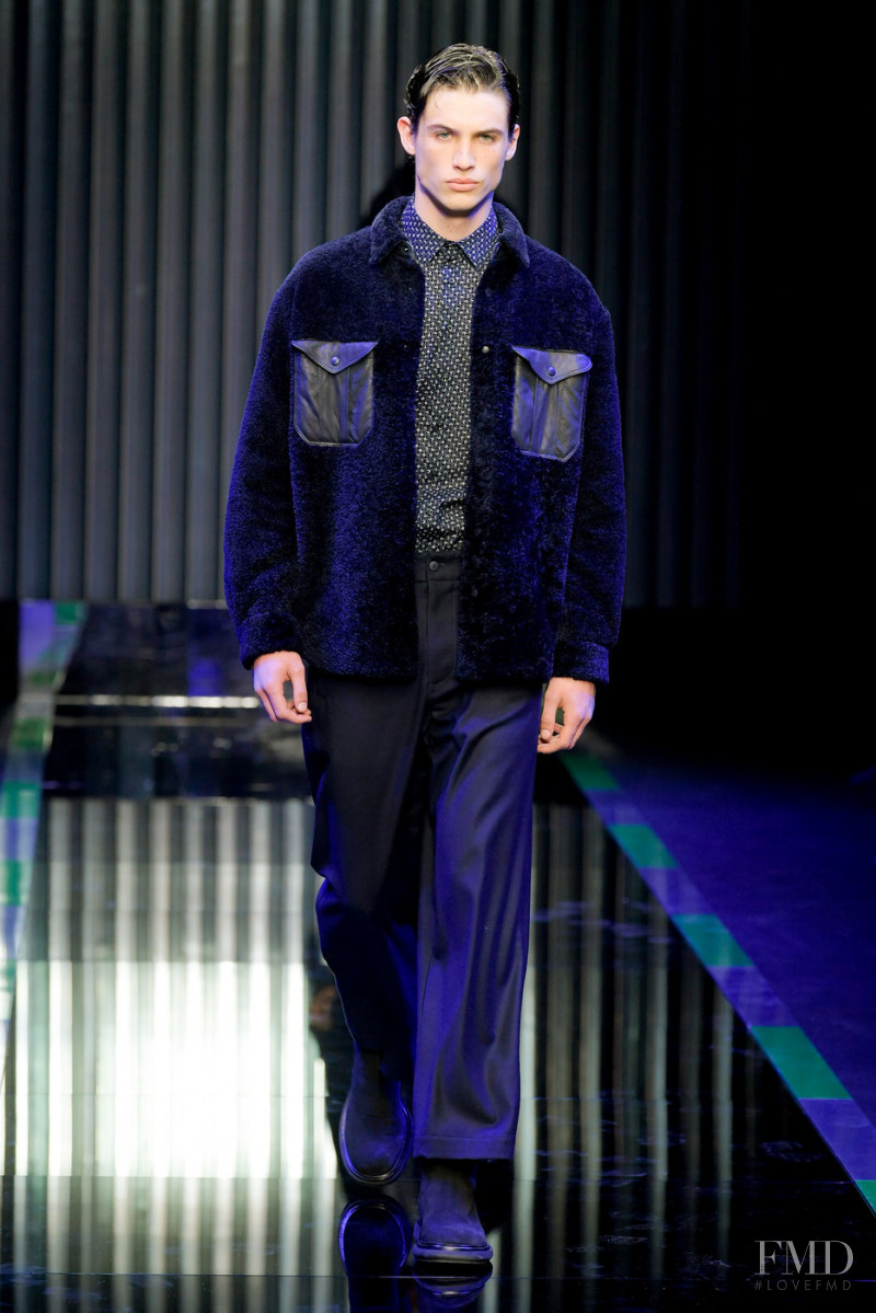 Unai Bartra featured in  the Giorgio Armani fashion show for Autumn/Winter 2022