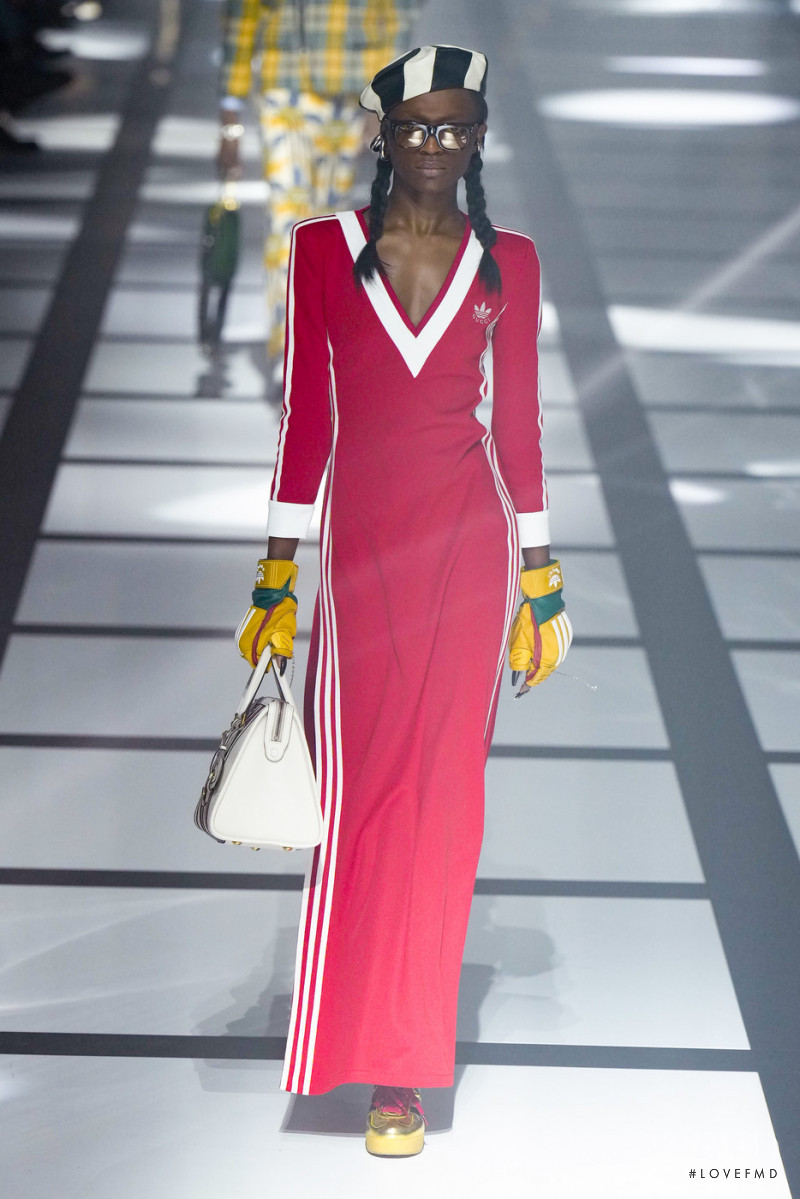 Yetunde Odimayo featured in  the Gucci fashion show for Autumn/Winter 2022