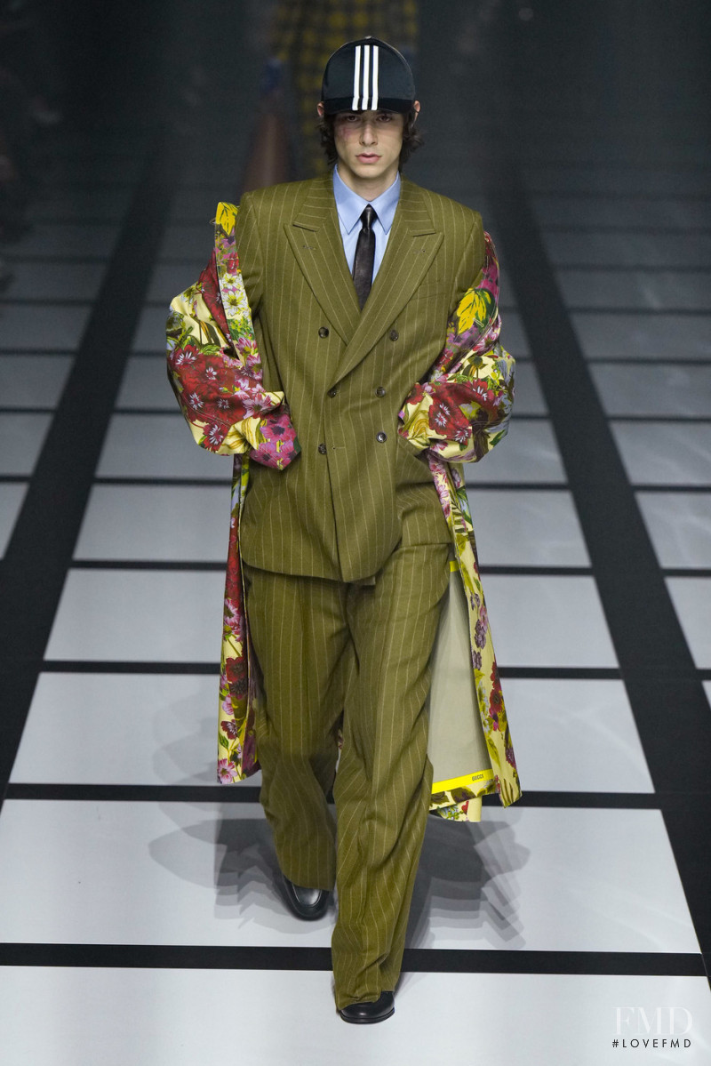 Eugenio Lambri featured in  the Gucci fashion show for Autumn/Winter 2022