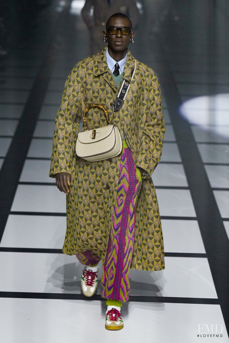 Armando Cabral featured in  the Gucci fashion show for Autumn/Winter 2022