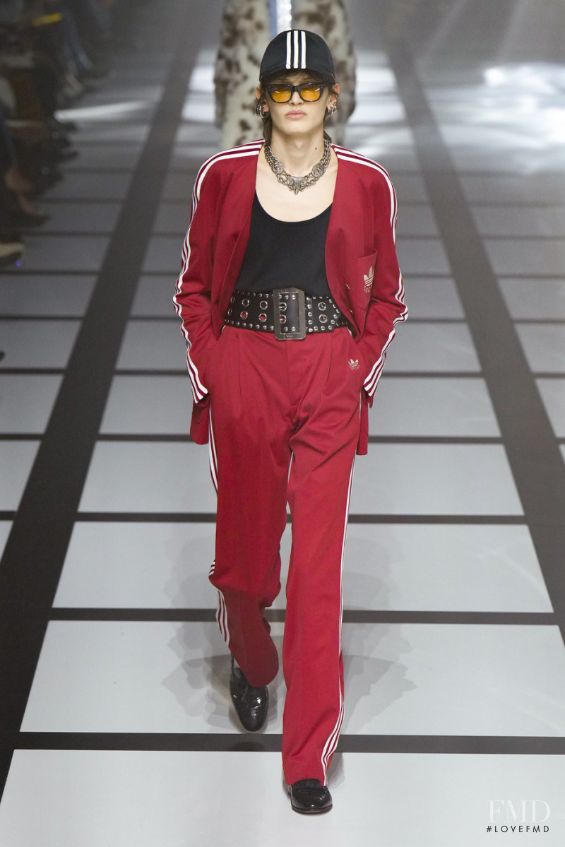 Zoltan Munkacsy featured in  the Gucci fashion show for Autumn/Winter 2022