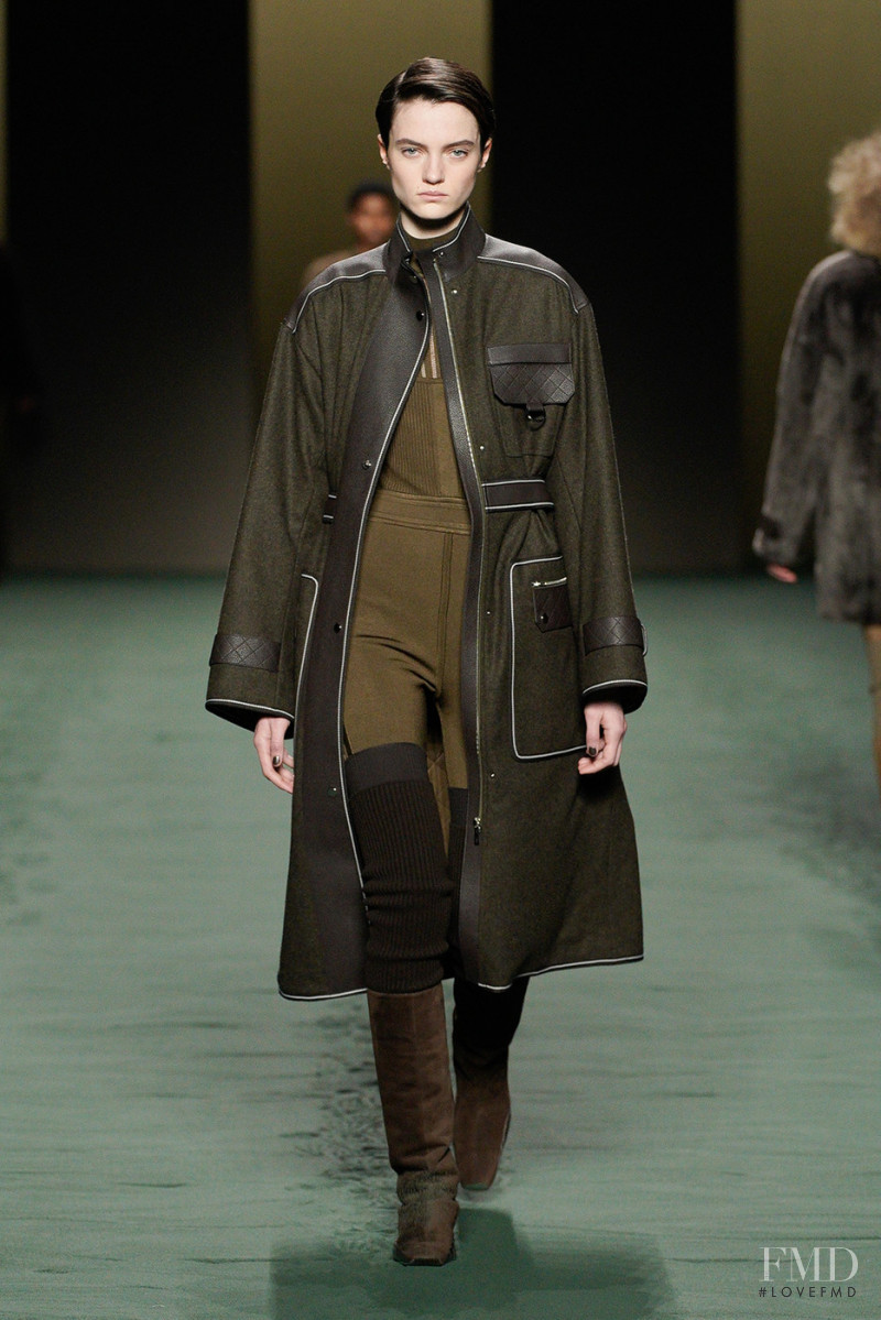 Tanya Churbanova featured in  the Hermès fashion show for Autumn/Winter 2022
