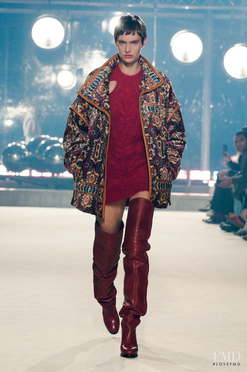 Greta Elisa Hofer featured in  the Isabel Marant fashion show for Autumn/Winter 2022