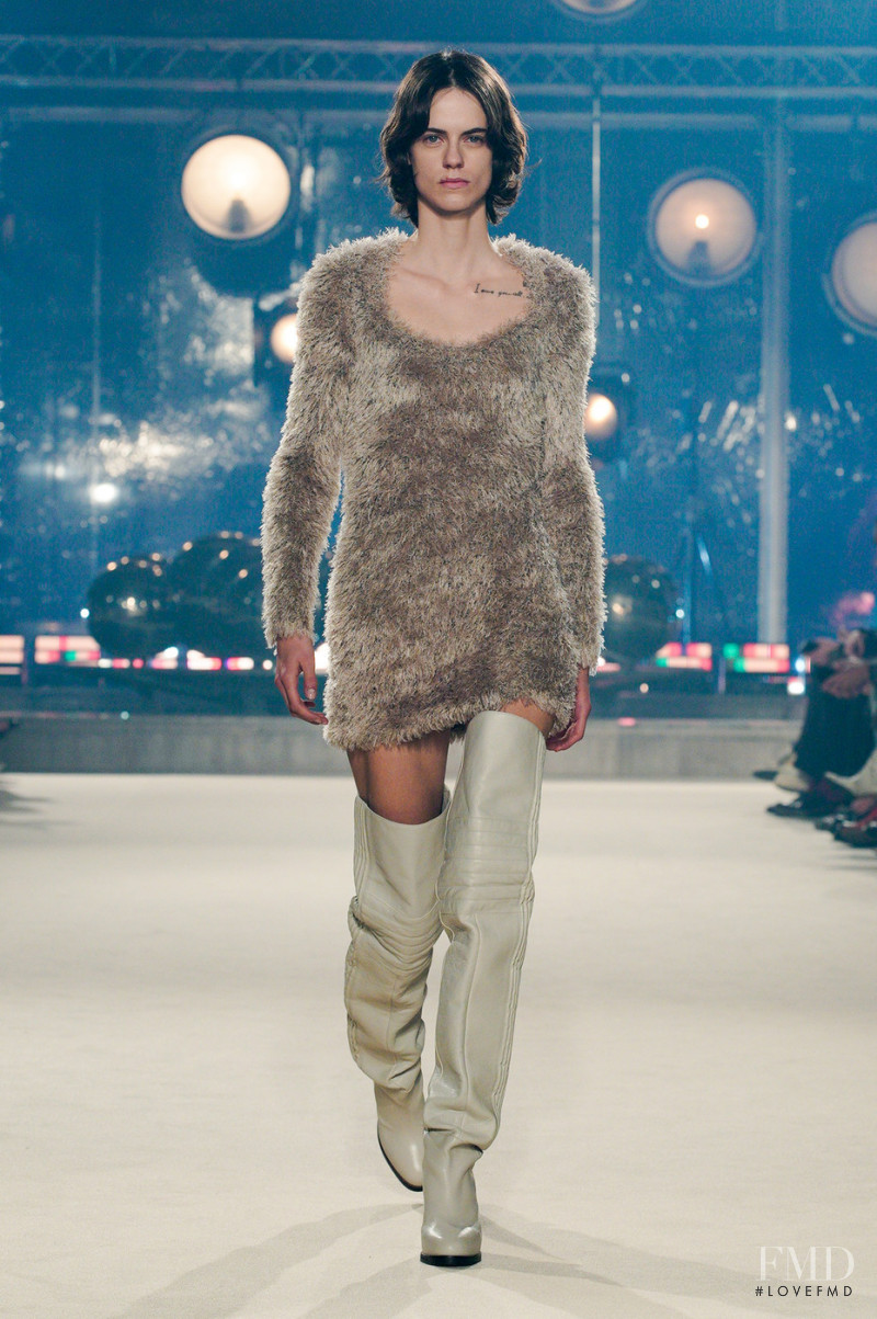 Miriam Sanchez featured in  the Isabel Marant fashion show for Autumn/Winter 2022