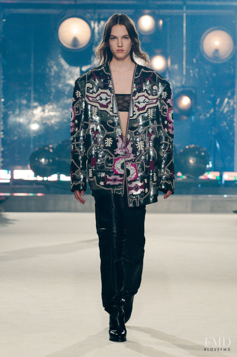 Gwen Weijers featured in  the Isabel Marant fashion show for Autumn/Winter 2022