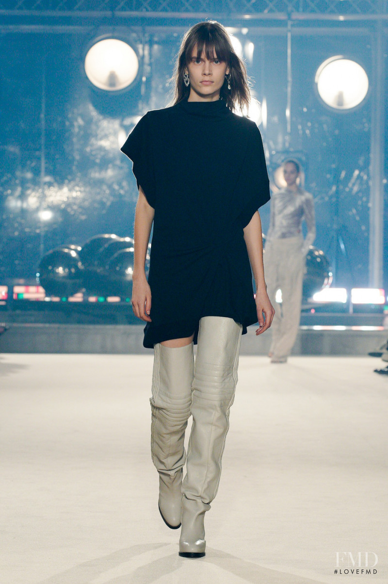 Daria Koshkina featured in  the Isabel Marant fashion show for Autumn/Winter 2022