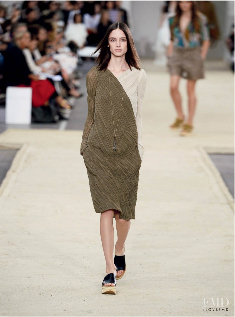 Kate Goodling featured in  the Chloe fashion show for Spring/Summer 2014