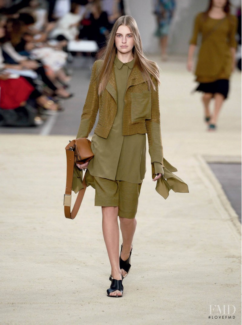 Ieva Palionyte featured in  the Chloe fashion show for Spring/Summer 2014