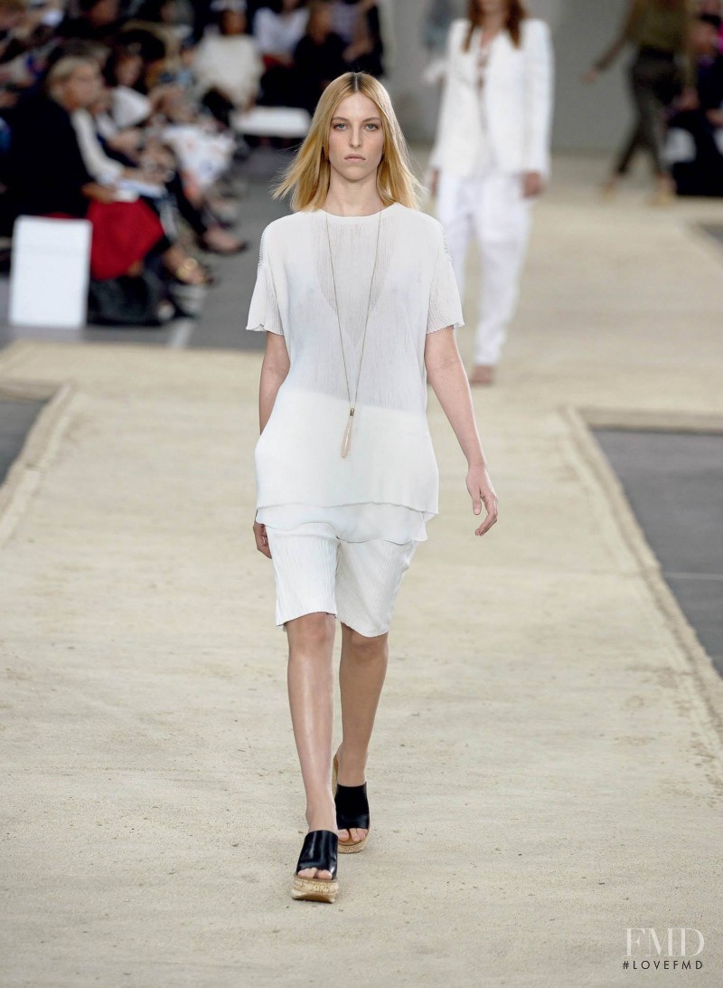 Miriam Haney featured in  the Chloe fashion show for Spring/Summer 2014