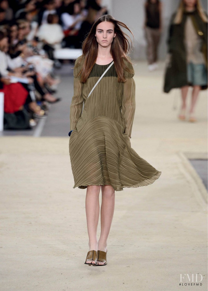 Estella Brons featured in  the Chloe fashion show for Spring/Summer 2014
