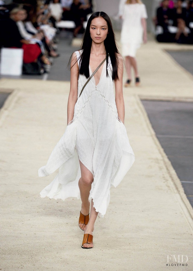 Fei Fei Sun featured in  the Chloe fashion show for Spring/Summer 2014