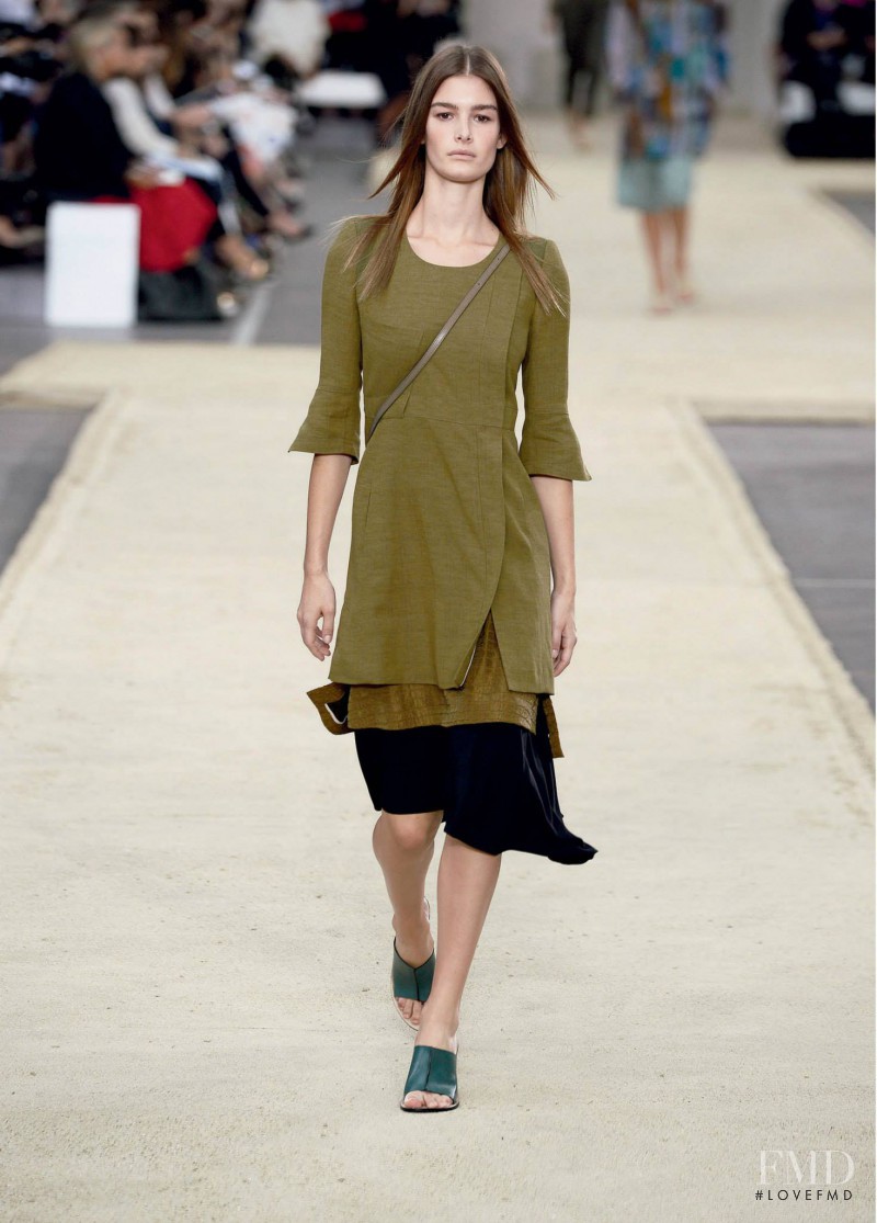 Ophélie Guillermand featured in  the Chloe fashion show for Spring/Summer 2014
