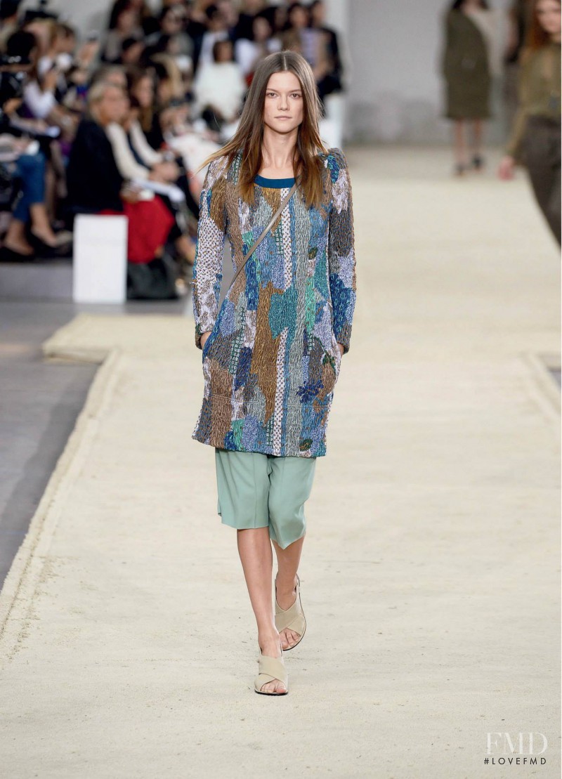 Kasia Struss featured in  the Chloe fashion show for Spring/Summer 2014