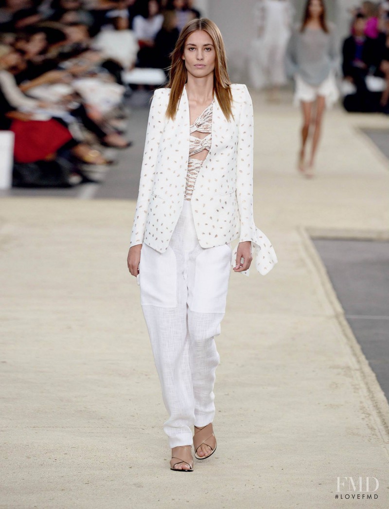 Nadja Bender featured in  the Chloe fashion show for Spring/Summer 2014