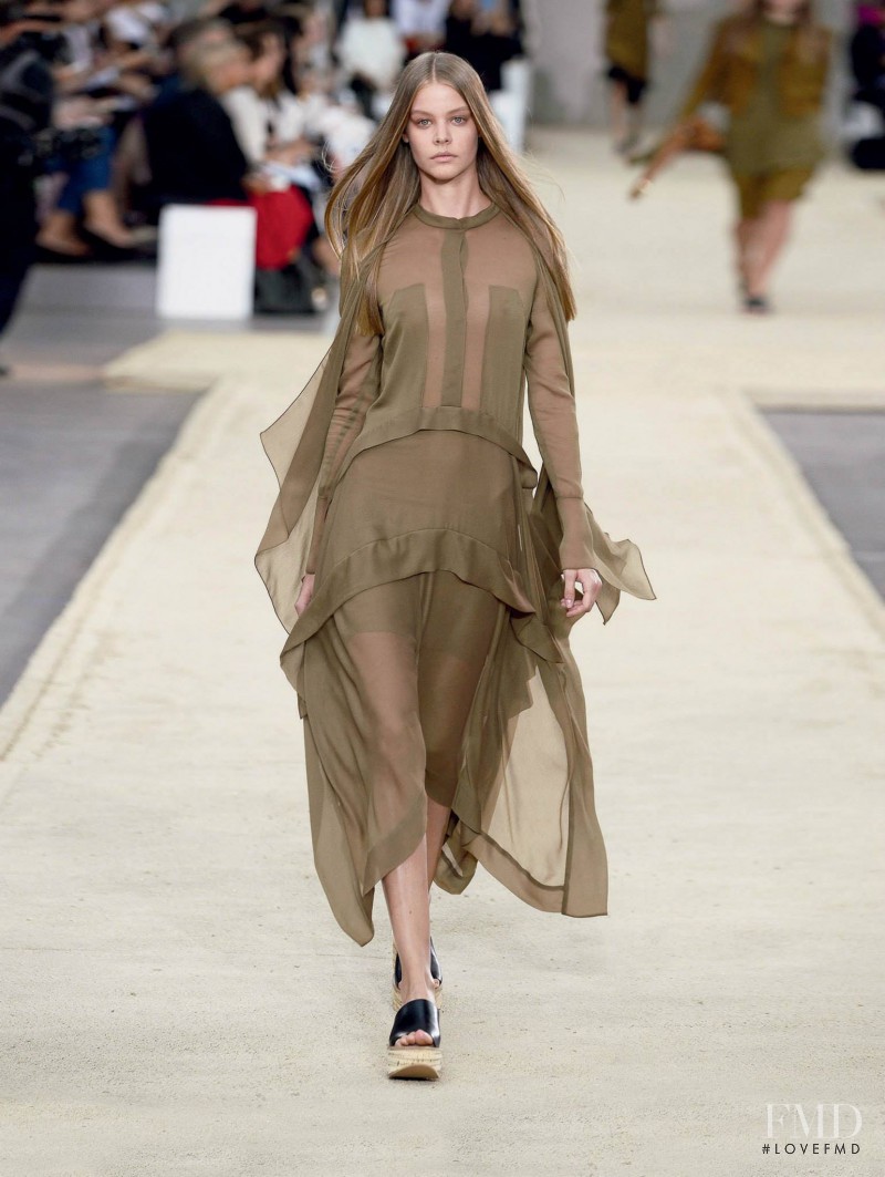 Carolin Loosen featured in  the Chloe fashion show for Spring/Summer 2014