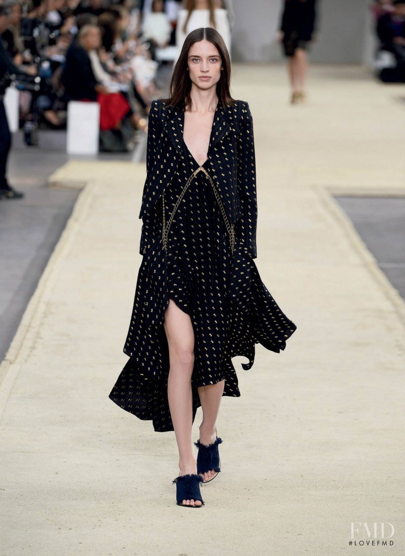 Kate Goodling featured in  the Chloe fashion show for Spring/Summer 2014