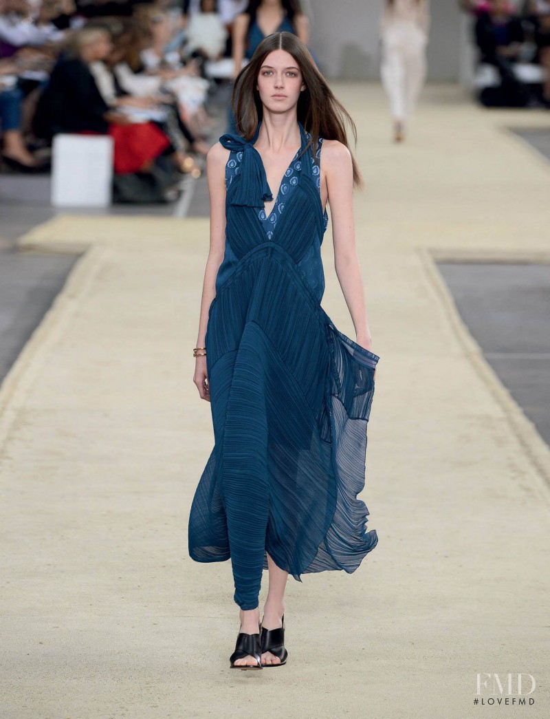 Josephine van Delden featured in  the Chloe fashion show for Spring/Summer 2014