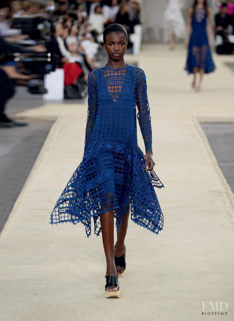 Leomie Anderson featured in  the Chloe fashion show for Spring/Summer 2014