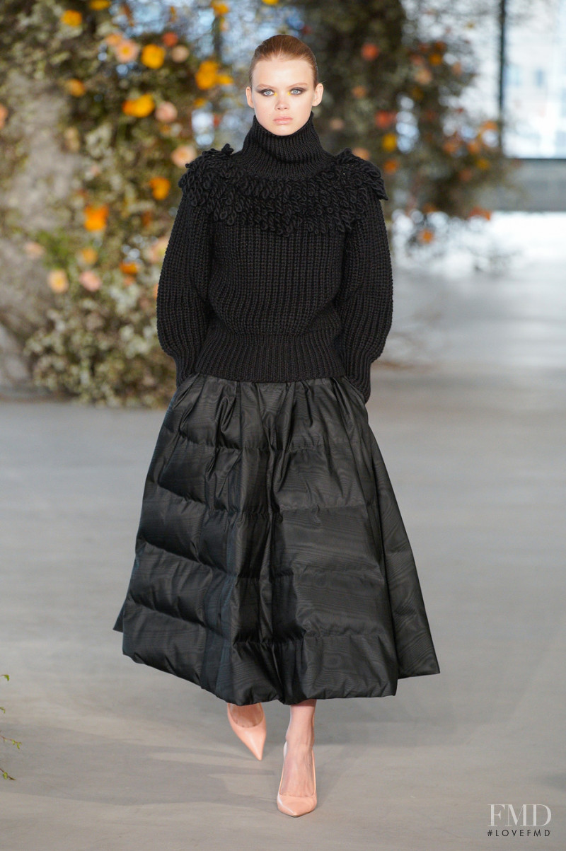 Evie Harris featured in  the Jason Wu Collection fashion show for Autumn/Winter 2022