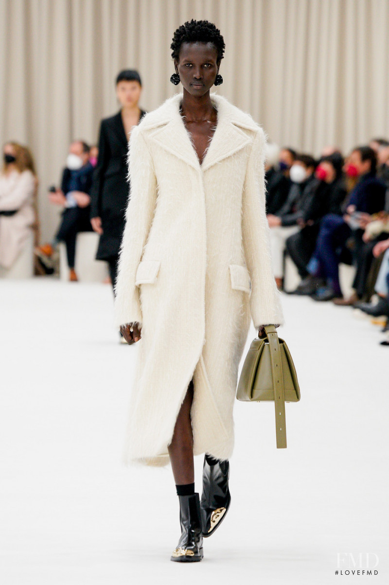 Amar Akway featured in  the Jil Sander fashion show for Autumn/Winter 2022