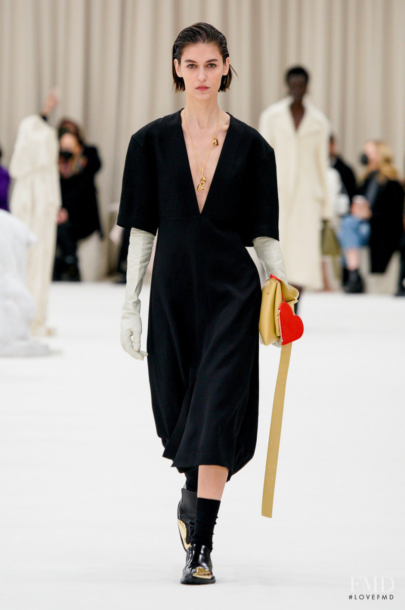 Rayssa Medeiros featured in  the Jil Sander fashion show for Autumn/Winter 2022