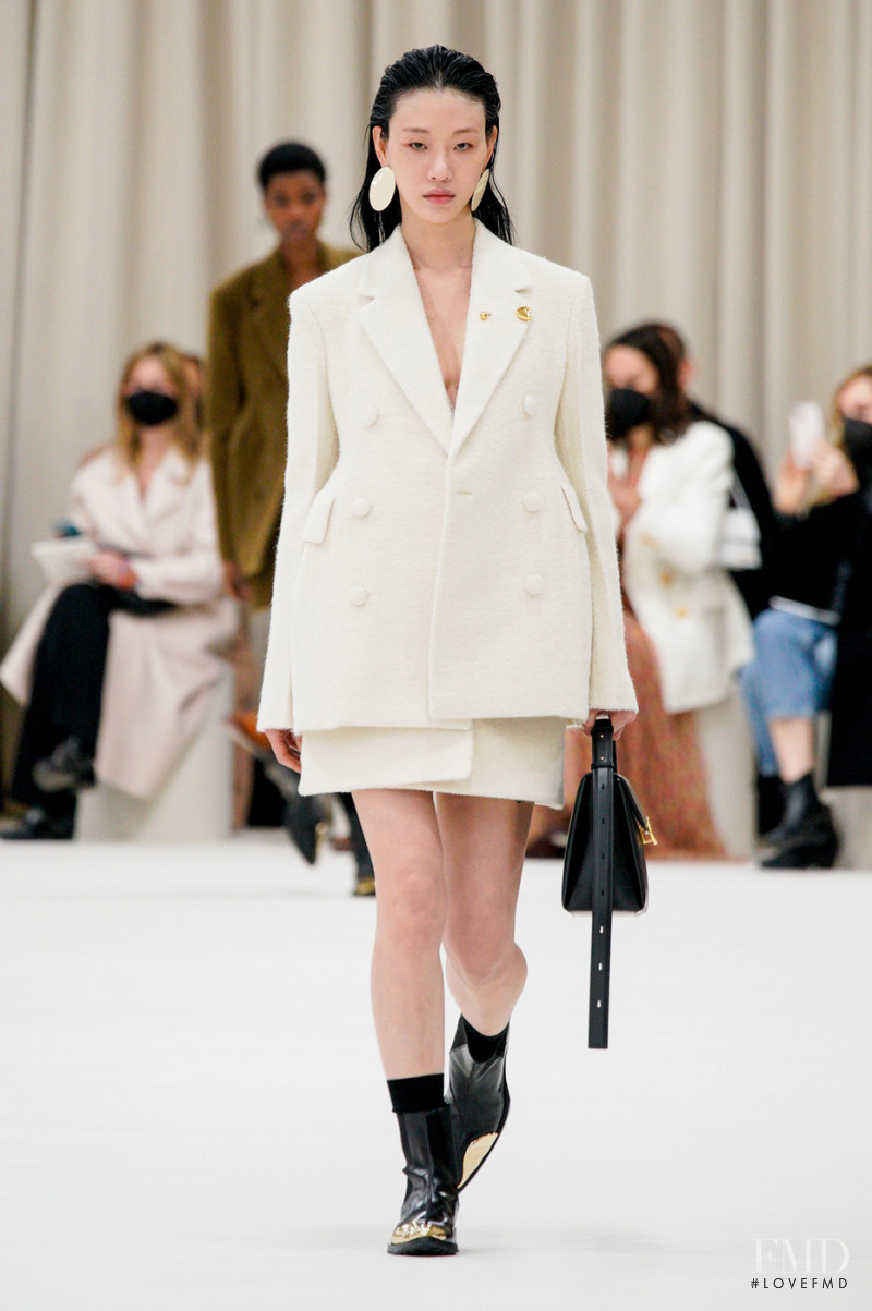 So Ra Choi featured in  the Jil Sander fashion show for Autumn/Winter 2022