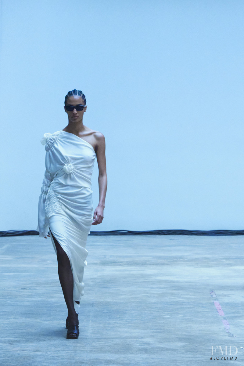 Sacha Quenby featured in  the Khaite fashion show for Autumn/Winter 2022