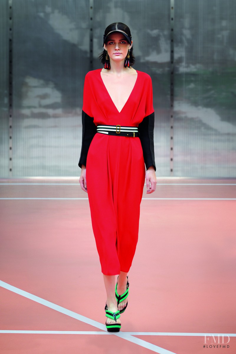 Zlata Mangafic featured in  the Marni fashion show for Spring/Summer 2014