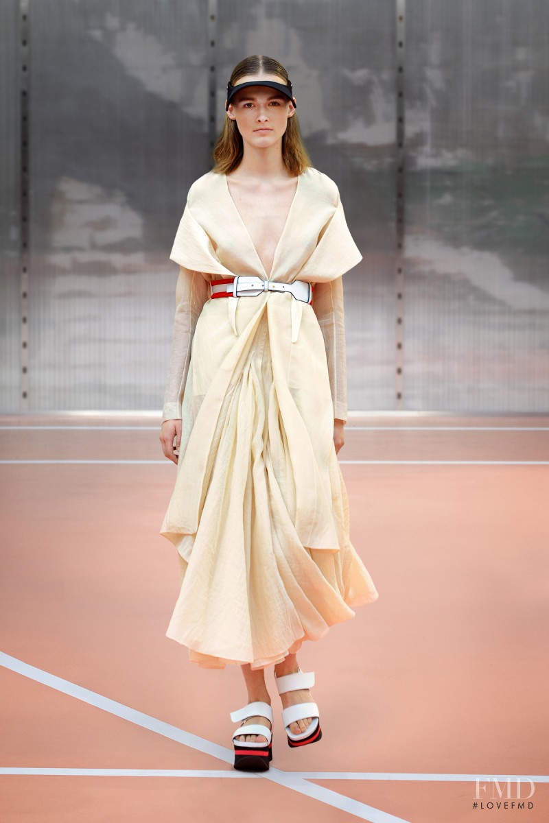 Emma  Oak featured in  the Marni fashion show for Spring/Summer 2014