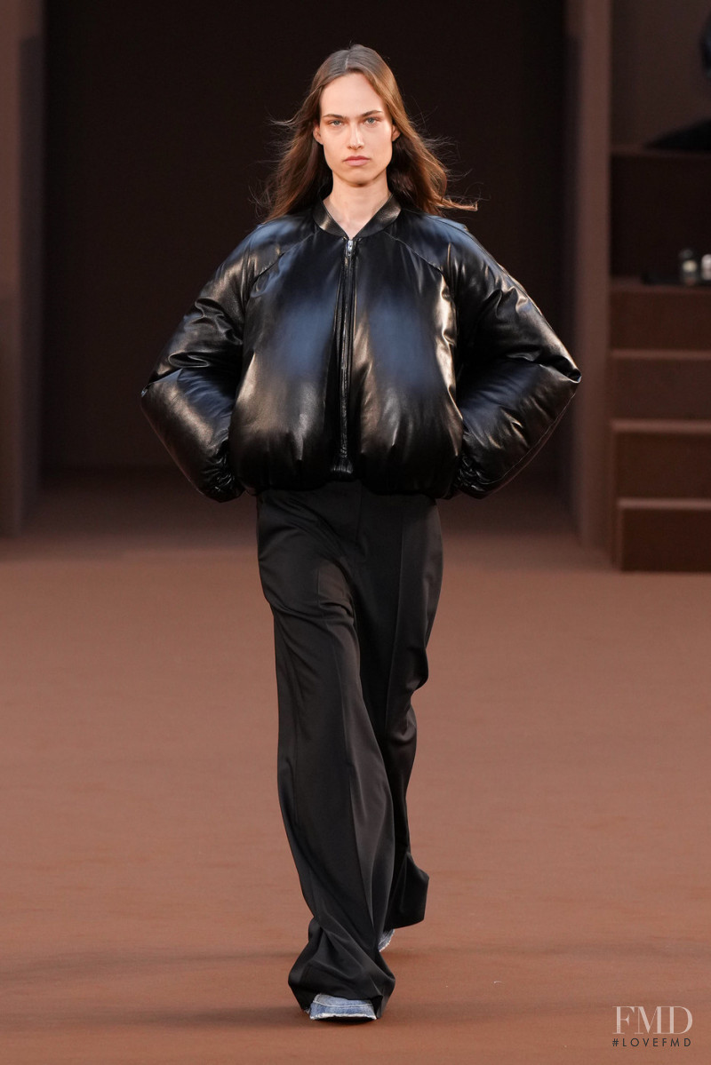Hanna Felding featured in  the Loewe fashion show for Autumn/Winter 2022