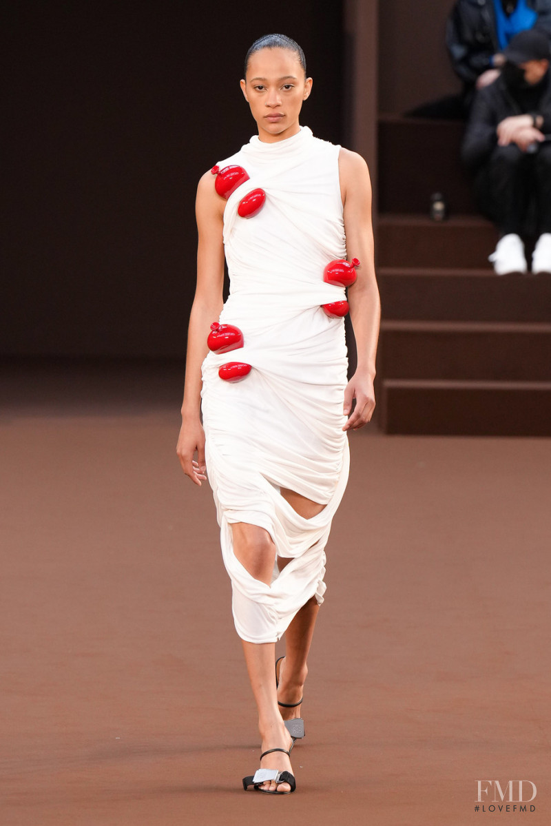 Selena Forrest featured in  the Loewe fashion show for Autumn/Winter 2022