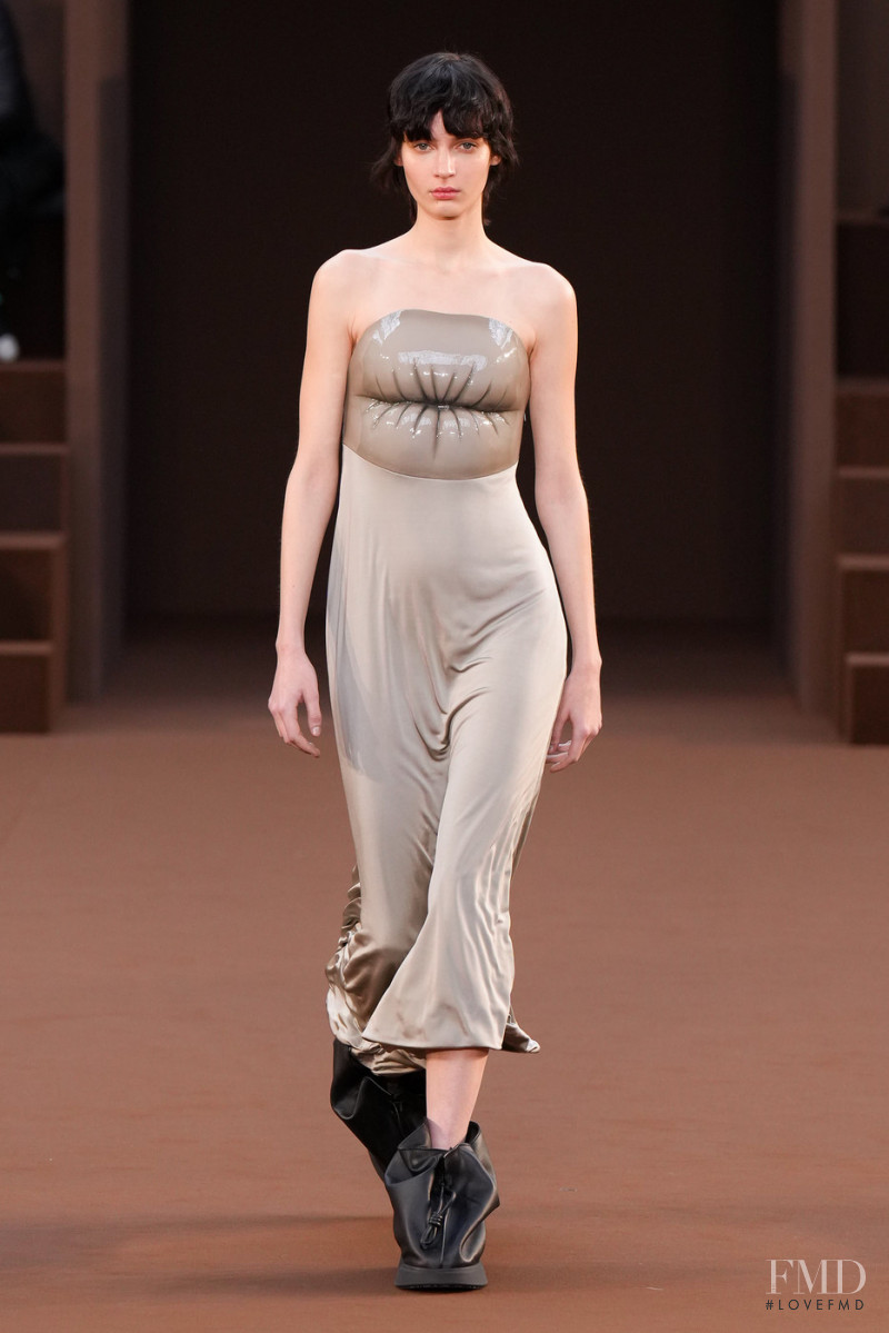 Eleonore Ghiuritan featured in  the Loewe fashion show for Autumn/Winter 2022