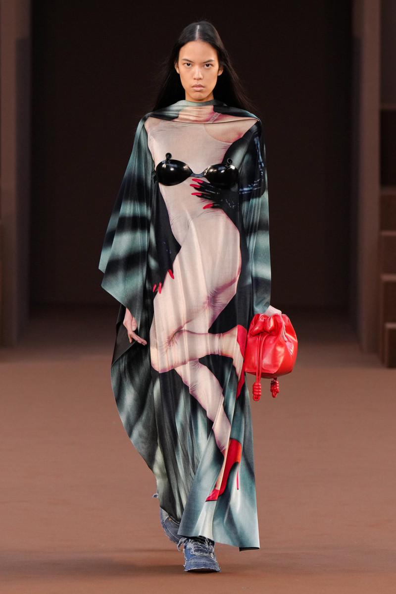 Seng Khan featured in  the Loewe fashion show for Autumn/Winter 2022