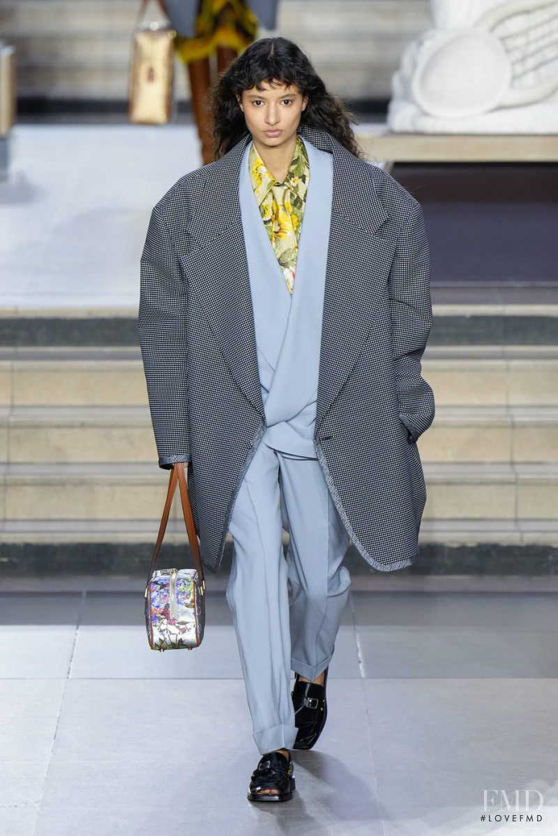 Oudey Egone featured in  the Louis Vuitton fashion show for Autumn/Winter 2022
