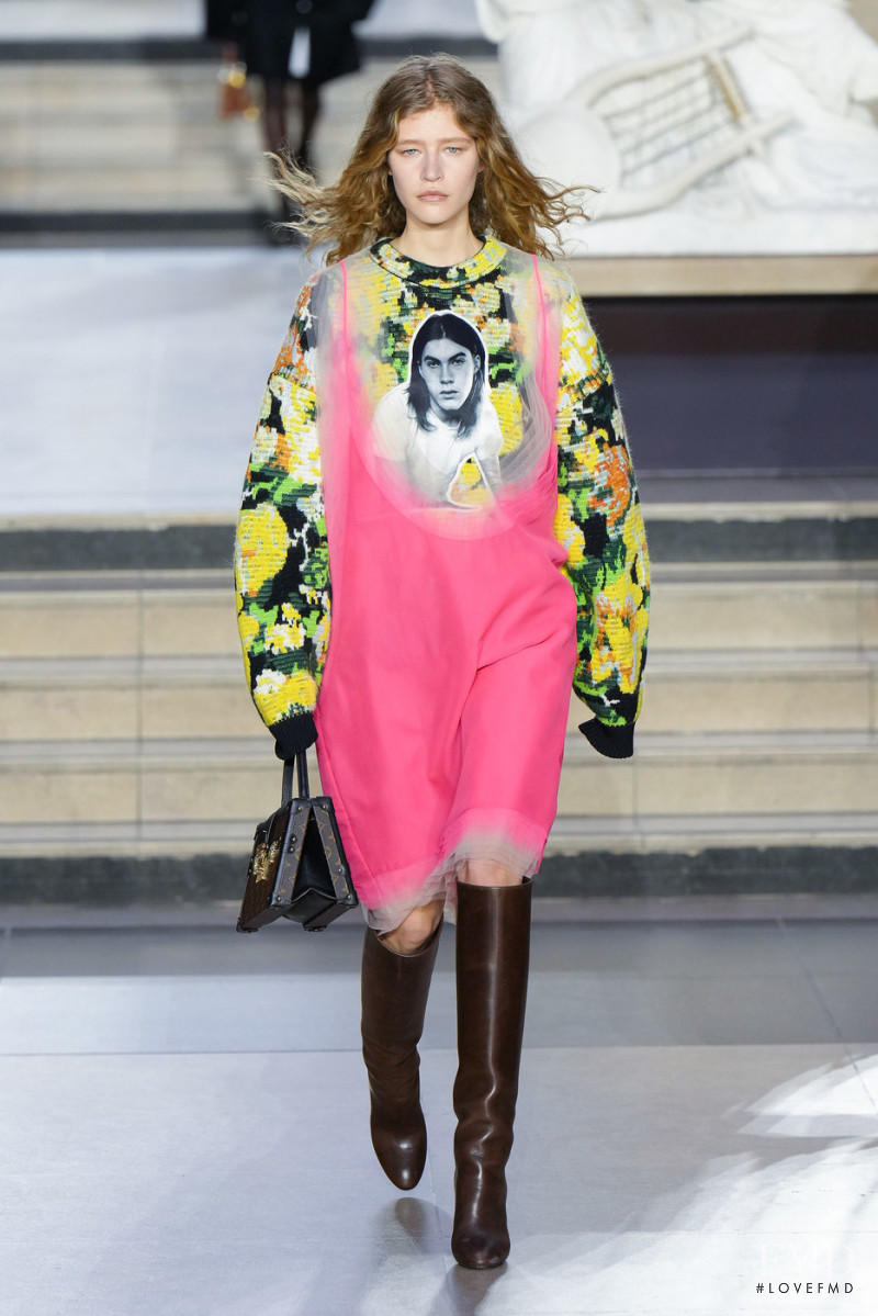 Mariam de Vinzelle featured in  the Louis Vuitton fashion show for Autumn/Winter 2022