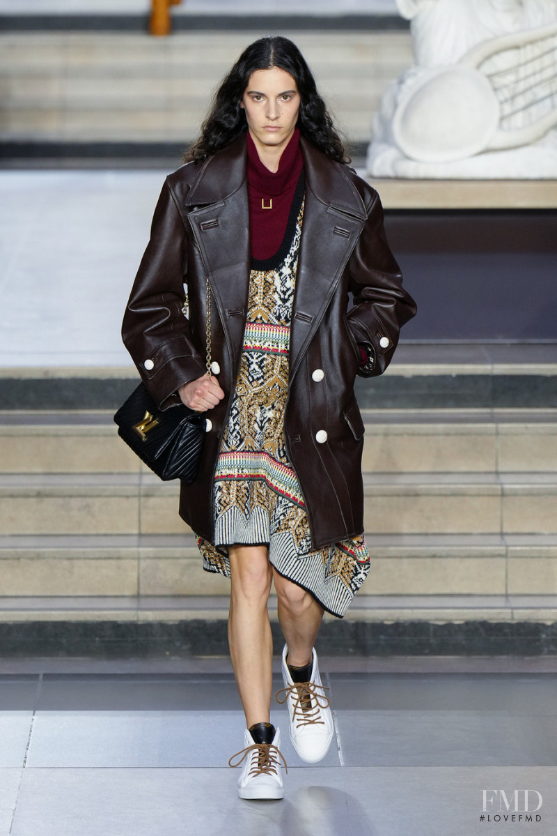 Cyrielle Lalande featured in  the Louis Vuitton fashion show for Autumn/Winter 2022