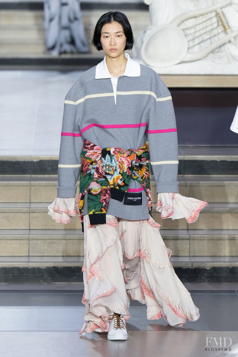 Chu Wong featured in  the Louis Vuitton fashion show for Autumn/Winter 2022