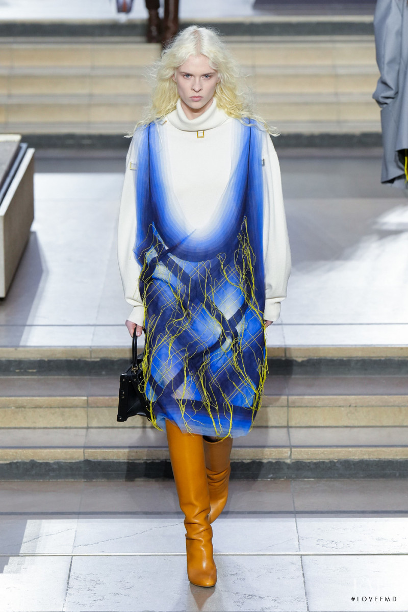 Fleur Breijer featured in  the Louis Vuitton fashion show for Autumn/Winter 2022