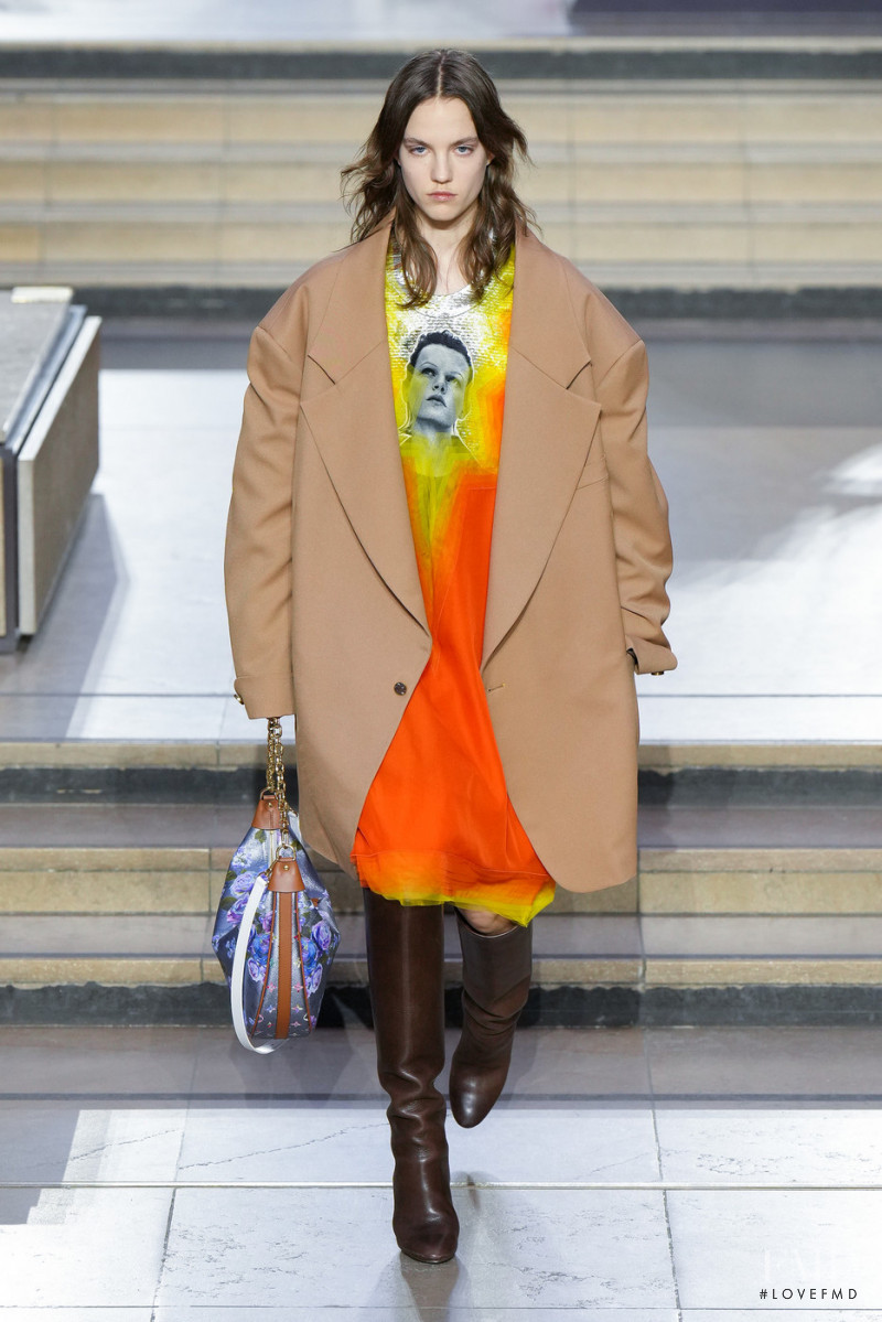 Gwen Weijers featured in  the Louis Vuitton fashion show for Autumn/Winter 2022